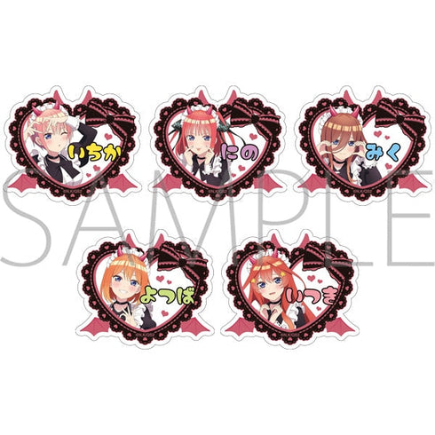 『五等分の花嫁*』お名前バッジコレクション(小悪魔メイド)【BOX】